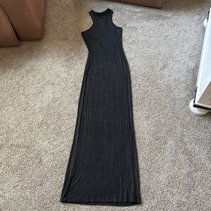 SKIMS Black Maxi Dress